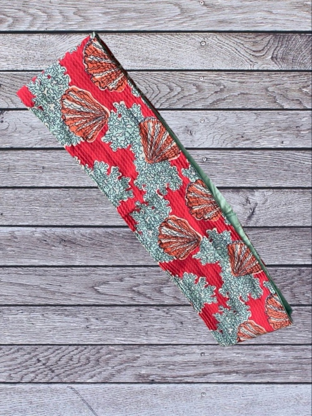 NWT Bows and flows shells coral infinity scarf